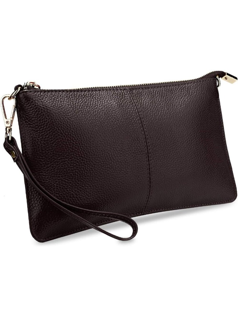 Genuine Leather Women's Wristlet Clutch Handbag | Stylish Wallet Purse
